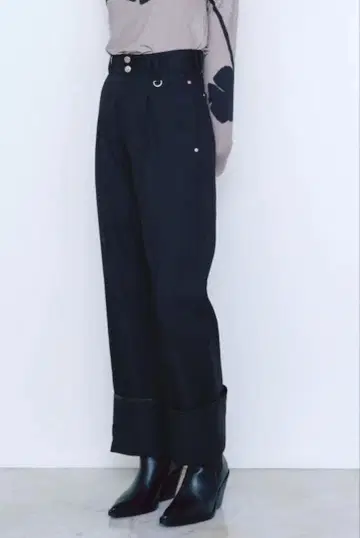 RITSUKO KARITA (plain) R 데님 팬츠 size1