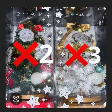 치이카와 크리스마스 트리 장식품 산타 얼굴 포함 미사용