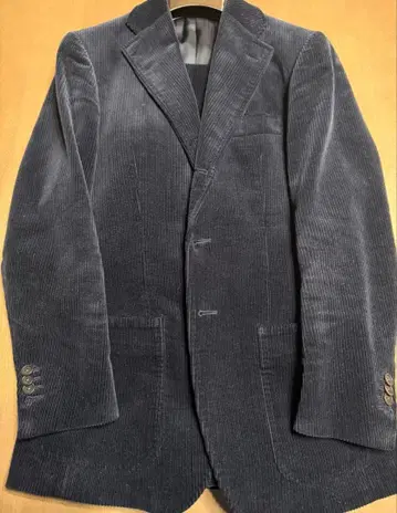 HILTON 다크 네이비 코듀로이 수트 힐튼 가을/겨울 네이비