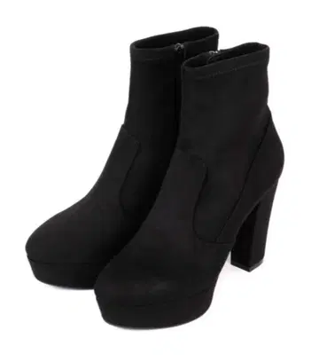 [ R&E ] 스톰 포함 와이드 힐 숏부츠