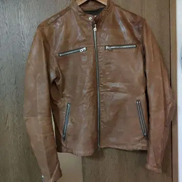 GREEN LABEL RELAXING 라이더 자켓 양가죽