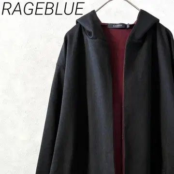 RAGEBLUE 가디건 긴팔 후드 부착 포켓 부착 심플 겉옷