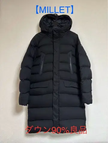 [ MILLET ] 밀레 벤치 코트 블랙 100L 고품질