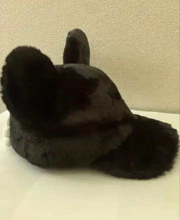 디즈니 미키 팬캡 퍼 캡 블랙 복슬복슬