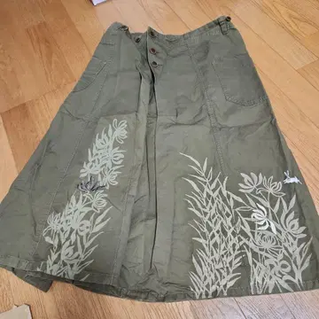 오스티아 재팬 코로몰 여성용 가우초 팬츠 꽃무늬 자수