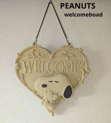 PEANUTS 스누피 & 우드스탁 웰컴 보드