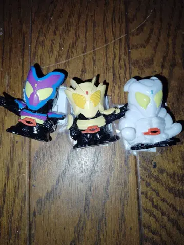 가면라이더 피규어 3체 세트