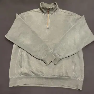 [보온 발군] L.L.Bean 하프 지퍼 맨투맨 S 그레이