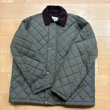 12/4까지 한정판 판매 남성용 L 사이즈 옷깃 코듀로이 퀼팅 자켓