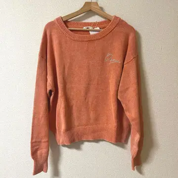 클래식 엘프 classical elf 니트 스웨터 오렌지