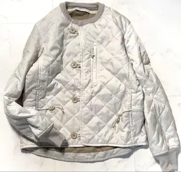 45R 립스탑 나일론 퀼트 블루종