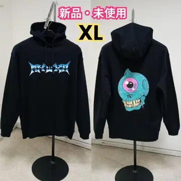 새상품 미사용 MISHKA (미시카) 맨투맨 후드티 XL 블랙