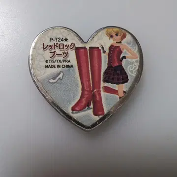 프리티 리듬 프리즘 스톤 캐릭터 스톤 미온 레드 락 부츠