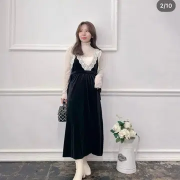 프렐릴 flelile 벨로아 원피스