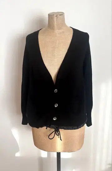 사카이 sacai 새상품급 가디건 니트 블랙