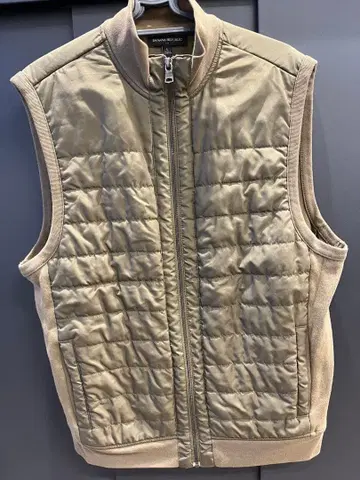 BANANA REPUBLIC 베이지 퀼팅 다운 베스트 L