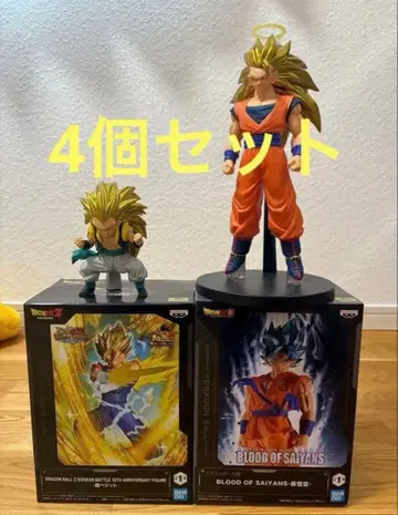 드래곤볼 손오공 오천크스 베지트 피규어 4체 세트
