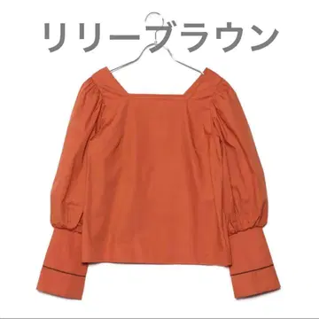 릴리 브라운 LilyBrown 스퀘어넥 블라우스