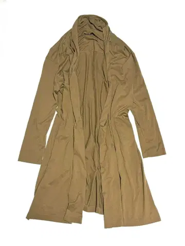 45R 롱 가디건 겉옷 베이직 내추럴 가운 코트