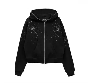 I FEEL LUCKY 블랙 후드티 L 사이즈