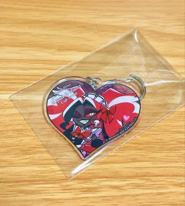 해즈빈 호텔 스퀘어 캔 케이스 B 벨벳 아크릴 키링