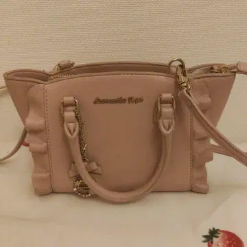 Samantha Vega 프릴 달린 숄더백 핑크