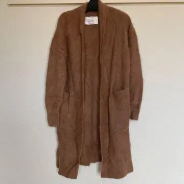 [ 새상품급 ] 아라아라 라쿤 니트 가디건 롱