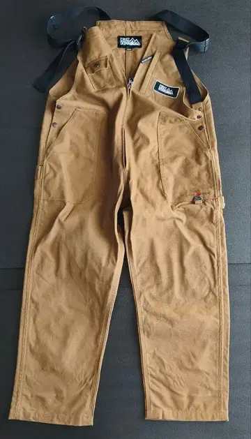 FIRST DOWN 브라운 오버롤 난연   코튼