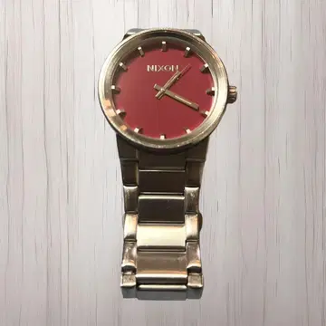 NIXON 핑크 아날로그 손목시계