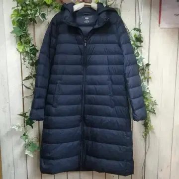MK103 새상품급 유니클로 울트라 다운 후드 부착 롱 사이즈 L