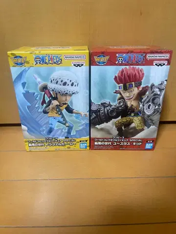 원피스 월드 컬렉션 피규어 세트 트라팔가 로 & 유스타스 키즈