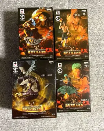 원피스 조형왕정상결전 vol.2 피규어 4체 세트