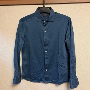 Kamakura Shirts 액티브 다크 블루 셔츠