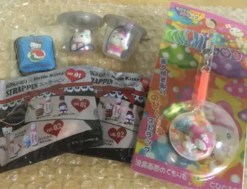 마이멜로디 헬로키티 마스코트 스트랩 모음 Sanrio 레어