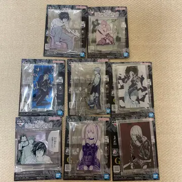 데스노트 제일복권 아크릴 스탠드 8종 세트