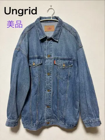 새상품급 Ungrid 빅 실루엣 데님 자켓 G