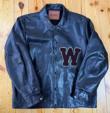 가죽 자켓 WEIRDO XL 블랙 위어드