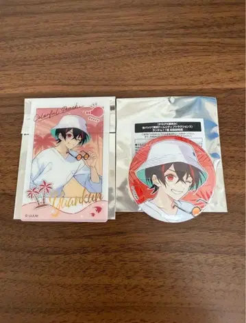 컬러풀 피치 도쿄돔 시티 캔뱃지 클리어 카드 유안군 카라피치