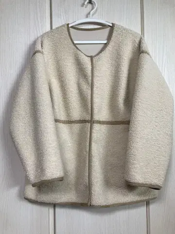 보아 자켓 노카라 리버서블