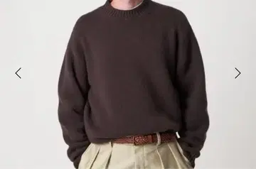 미사용 <Steven Alan> 해밀턴 라무스 울 하이 크루넥 니트