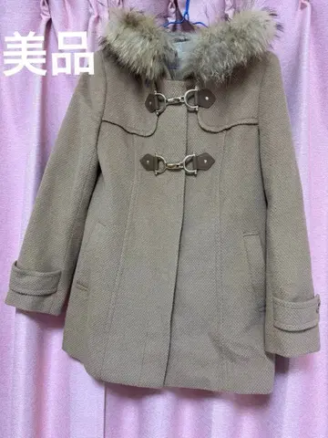 새상품급 anysis 베이지 더플 코트 M