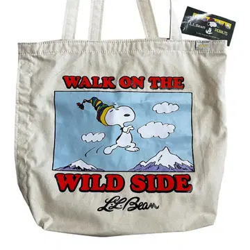 [택 포함] 엘엘빈 L.L.Bean 스누피 토트백