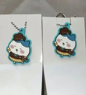 코코스 치이카와 (먼작귀) 하치와레 러버 키링 2개