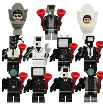 새상품 LEGO 레고 호환 스키비디 화장실 미니 피규어 인형 세트