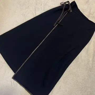 CECICA BLUE 랩 스트레치 롱 스커트