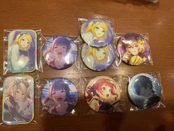 프로세카 굿즈 캔 배지 9개 세트.