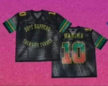 WANIMA football 셔츠 블랙 미개봉 새상품 L/XL