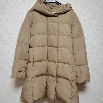 a.v.v 세미롱 후드 부착 다운 코트 XL