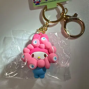 새상품 마이멜로디 산리오 미야쿠미야쿠 파스텔 키링 만박