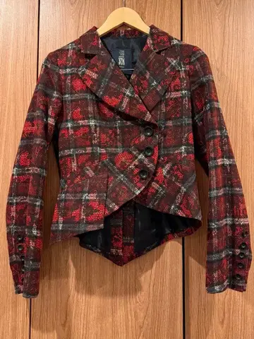 BPN 레이스 패턴 자켓 연미